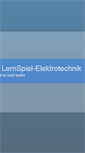 Mobile Screenshot of elektromeister-lernspiel.de